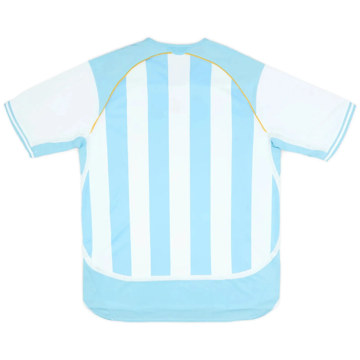 2006 argentina home classic football jersey back view authentic retro kit