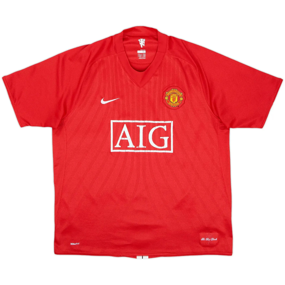2007 08 manchester united home classic football jersey back view ronaldo 7 print