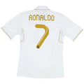 2011 12 real madrid home classic football jersey back view ronaldo 7 print