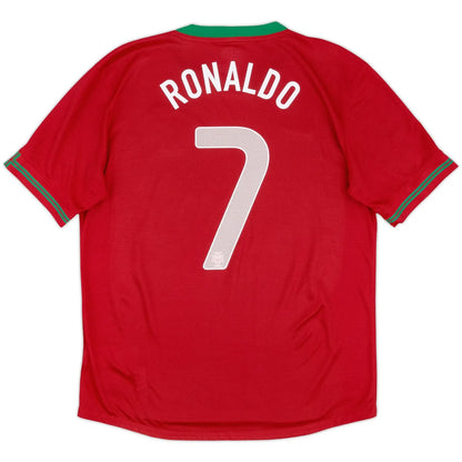 2012 13 portugal home classic football jersey back view ronaldo 7 print