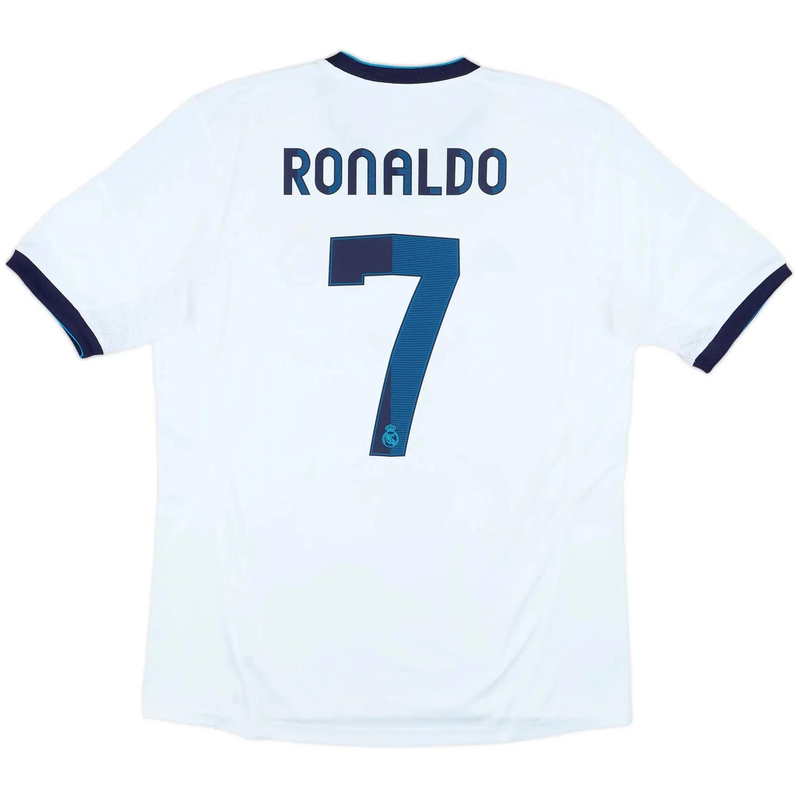 2012 13 real madrid home classic football jersey back view ronaldo 7 print