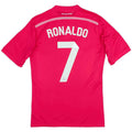 2014 15 real madrid away classic football jersey back view ronaldo 7 print