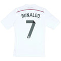 2014 15 real madrid home classic football jersey back view ronaldo 7 print