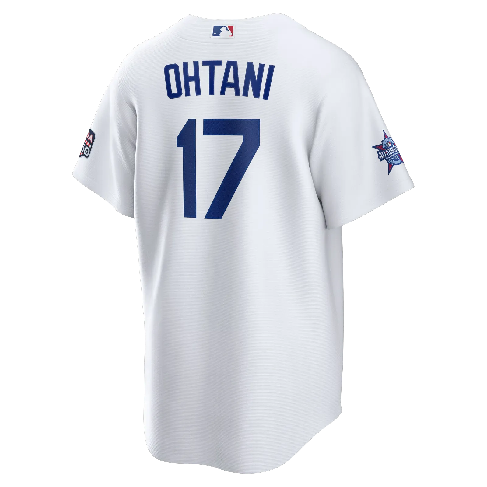 2026 all star game los angeles dodgers white replica jersey back view ohtani 17 print