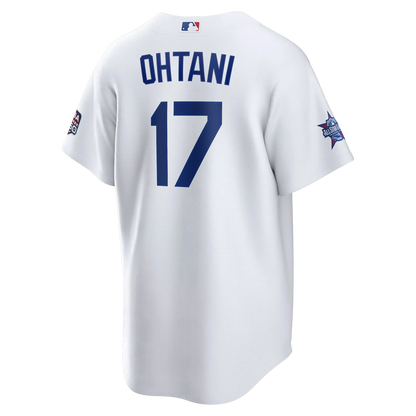 2026 all star game los angeles dodgers white replica jersey back view ohtani 17 print